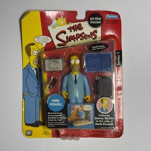 The Simpson's Herb Powell Series 1 Figure 2002 NIB Playmates Interactive Vintage